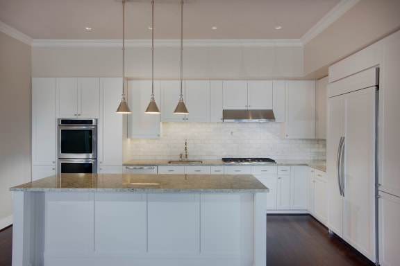 Kitchen island at The Woodley, Washington, DC 20008