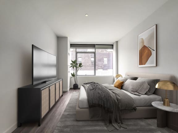 Three bedroom floor plan at 640 North Wells, Chicago, 60654