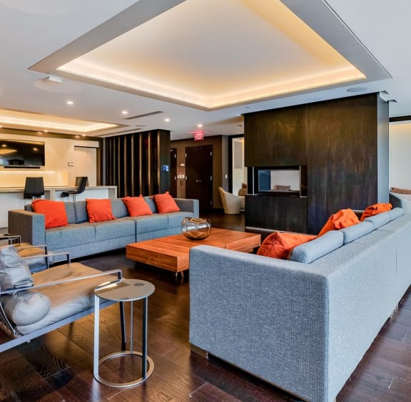 Resident lounge at 7770 Norfolk, Bethesda, MD