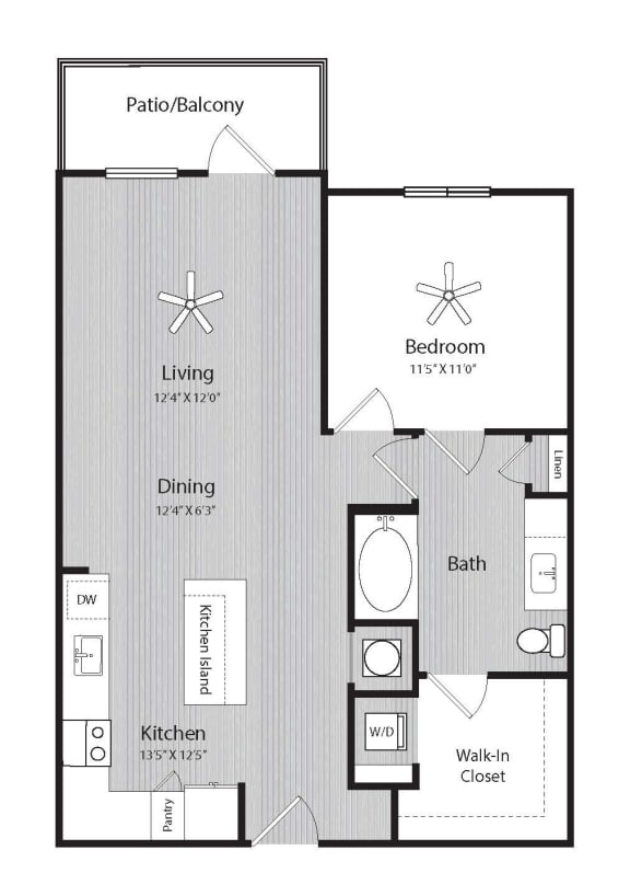 A3 floor plan at Windsor 335, FL, 33317