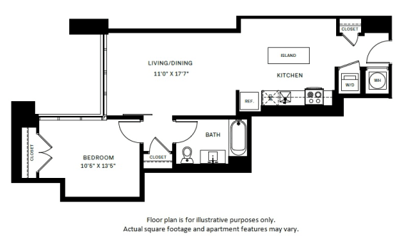 A8 Floor Plan at 7770 Norfolk, Bethesda, MD, 20814
