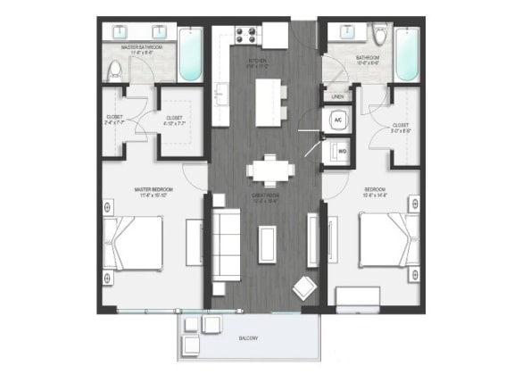 Floor Plan at Allure by Windsor, FL, 33487