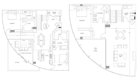 Floorplan at Glass House by Windsor