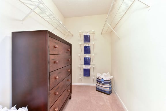 Windsor Oak Creek - Spacious Closets in a bedroom in Fairfax VA