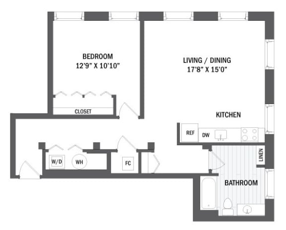 A10 Floor Plan at Windsor Radio Factory, Melrose, 02176