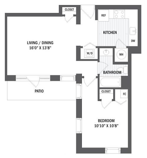 A1 Floor Plan at Windsor Radio Factory, Melrose, 02176