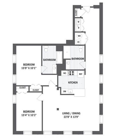 B17 Floor Plan at Windsor Radio Factory, Massachusetts, 02176