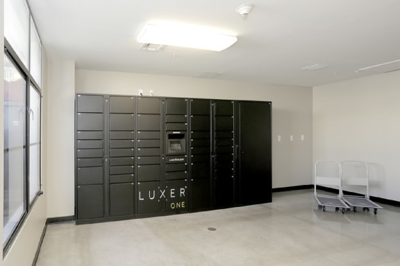 Package lockers at Terraces at Paseo Colorado, 375 E. Green Street, 91101