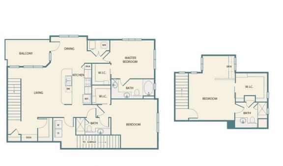 C3 2d Floor Plan, Retreat at the Flatirons, Broomfield, CO 80020