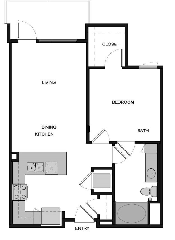 A2 Floor Plan at South Park by Windsor