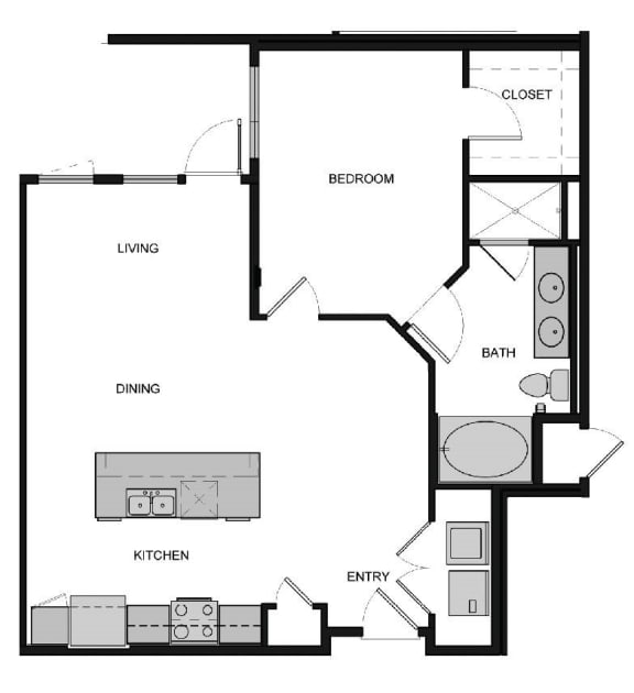 A6 Floor Plan at South Park by Windsor