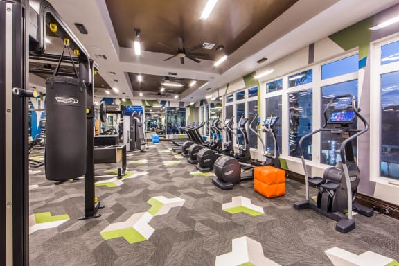 Two Level Fitness Center at Valentia by Windsor, California