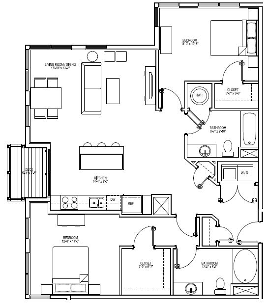 Studio, 1 & 2 Bedroom Apartments in Cambridge, MA | Vox on Two