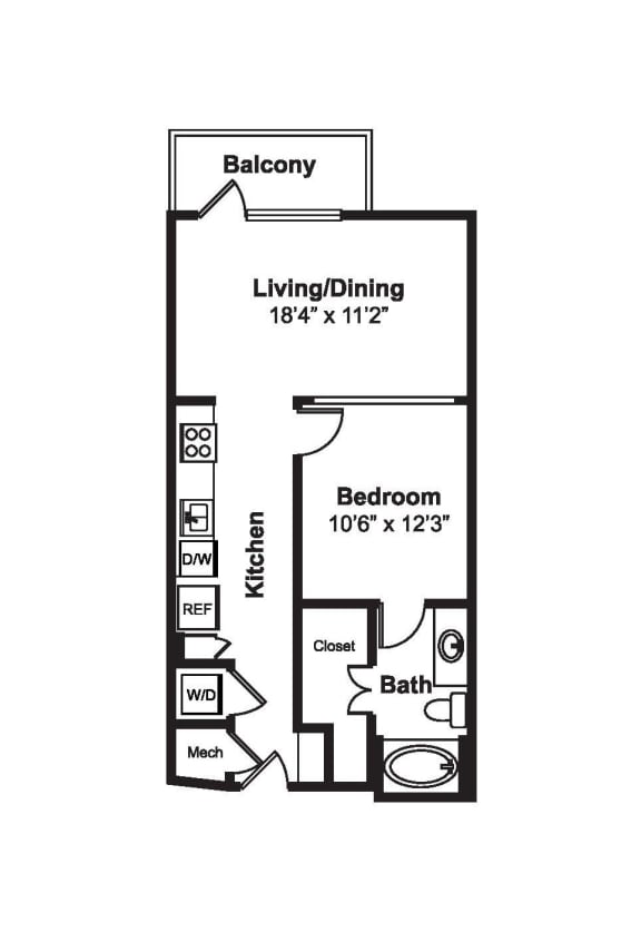 S3 web floor plan at Windsor Fitzhugh, Dallas, Texas
