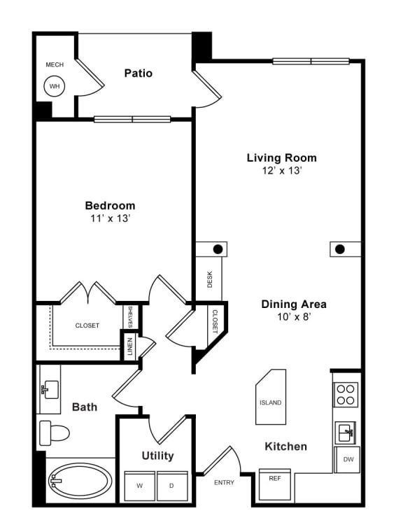 Alstromeria floor plan at Windsor at Meadow Hills, Aurora, Colorado
