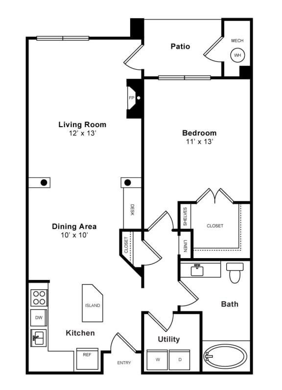 Integra floor plan at Windsor at Meadow Hills, Aurora, Colorado