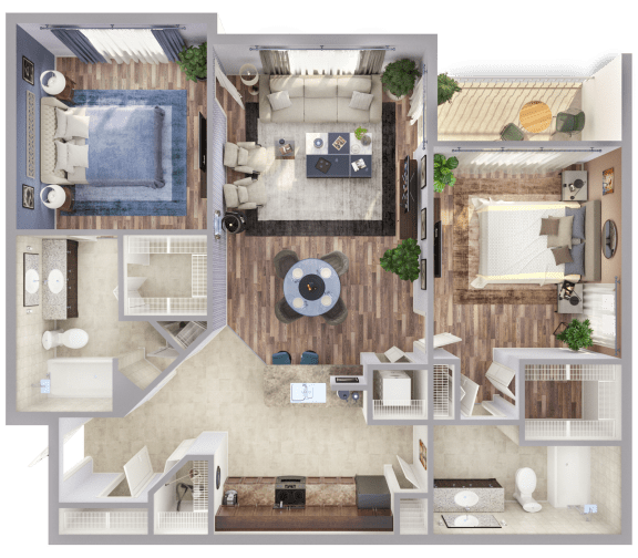 1, 2 & 3 Bed North Miami Apartments Windsor Biscayne Shores