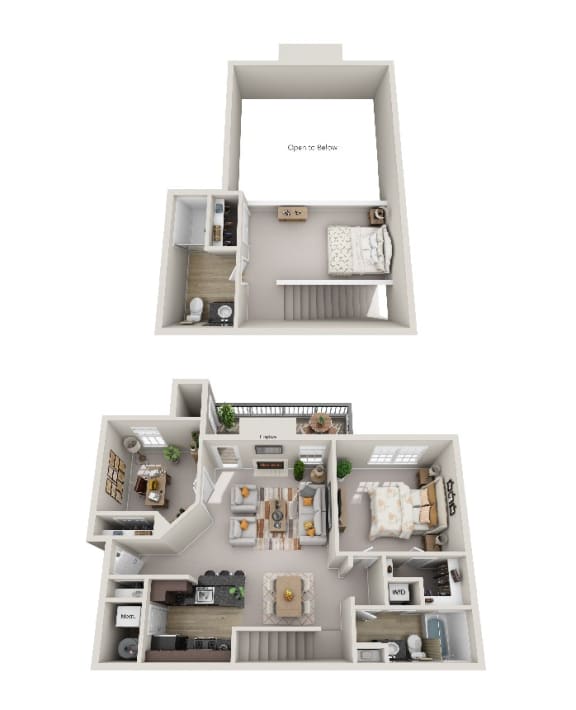 A4 Floor Plan at Windsor Kingstowne,  6050 Edgeware Ln. Alexandria, VA 22315