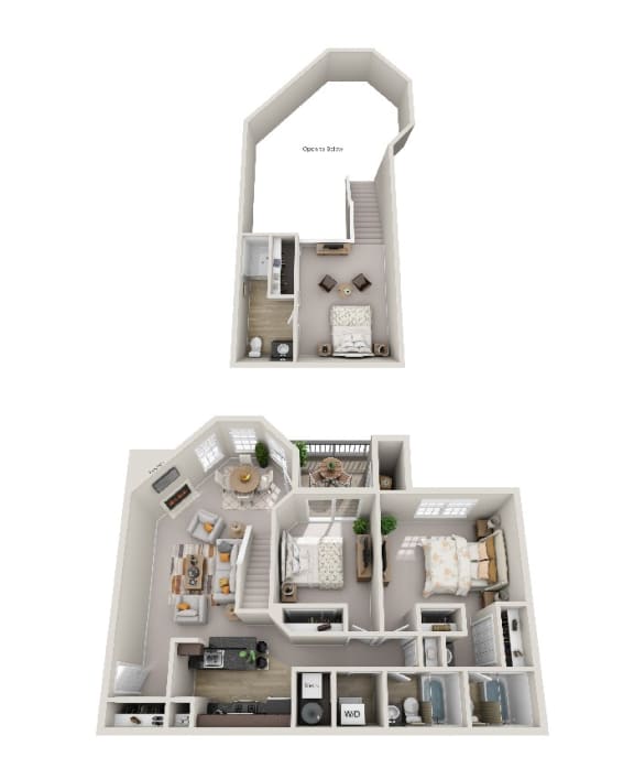B5 Floor Plan at Windsor Kingstowne,  6050 Edgeware Ln. Alexandria, VA 22315