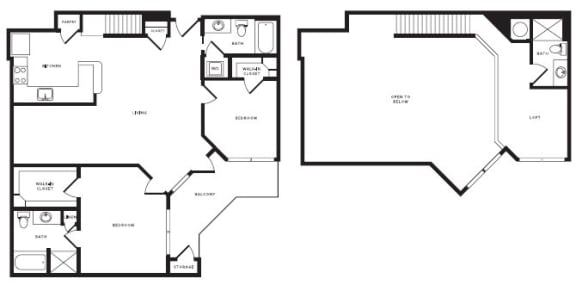 B5L floor plan at Windsor Shepherd, Texas, 77007