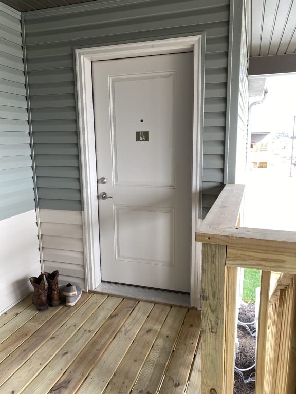 Front Door Private Access Victory Village Apartments