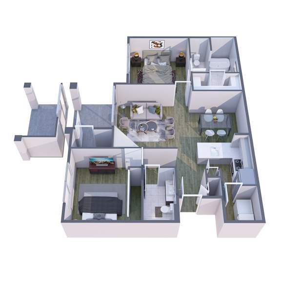 Kota North Scottsdale Apartments in Scottsdale, Arizona B1 Floor Plan