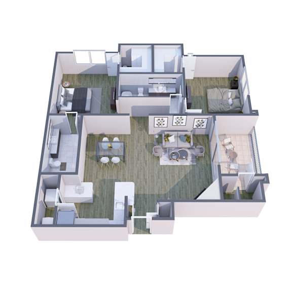 Kota North Scottsdale Apartments in Scottsdale, Arizona B2 Floor Plan