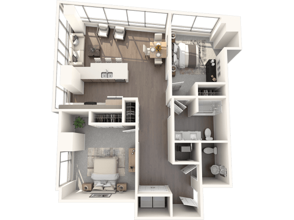 NoBe Market Loft L13 Floor Plan