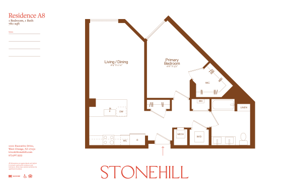 1 bed 1 bath B at Stonehill at West Orange, New Jersey