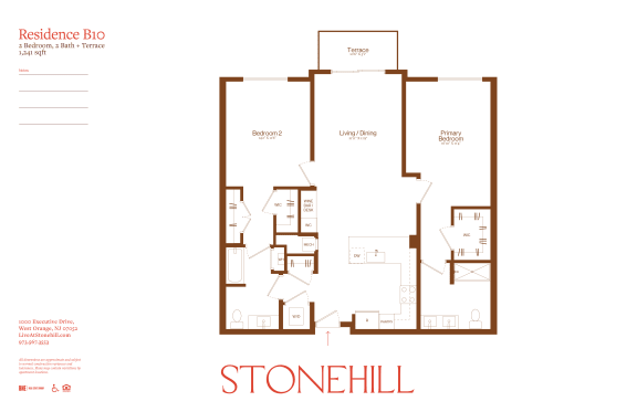 2 bed 2 bath D at Stonehill at West Orange, West Orange, New Jersey