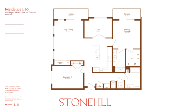 2 bed 2 bath N at Stonehill at West Orange, New Jersey, 07052