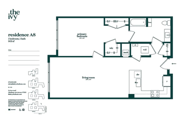 the floor plan of residence a8
