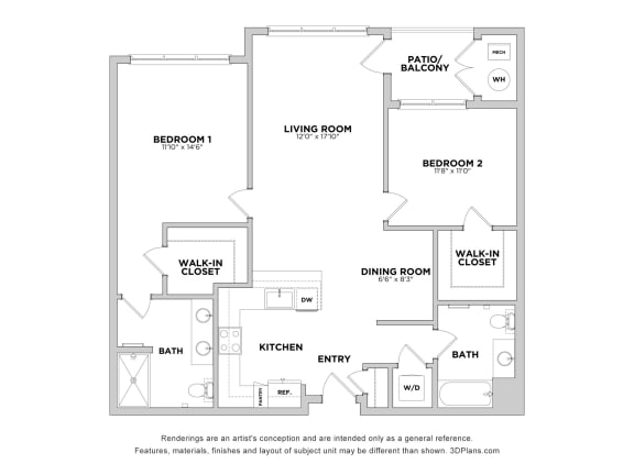 2 bed 2 bath A at The Reserve at Pearl River Apartments, Pearl River, NY, 10965