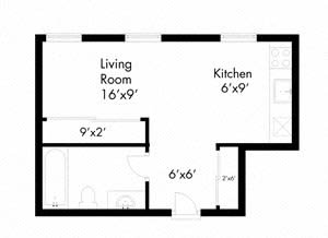 Floor Plan for the 15 Tier
