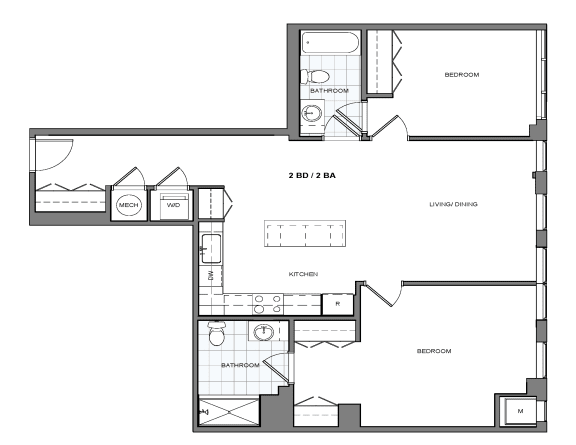 essb2 Floor Plan essb2 Floor Plan at Essen, Alexandria Virginia