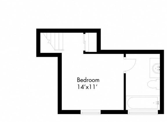 floor plan of the ground floor of the house