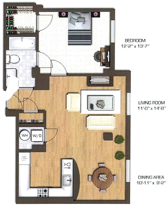Floor Plan  x02 Floor Plan at 3333 Wisconsin, Washington, 20016