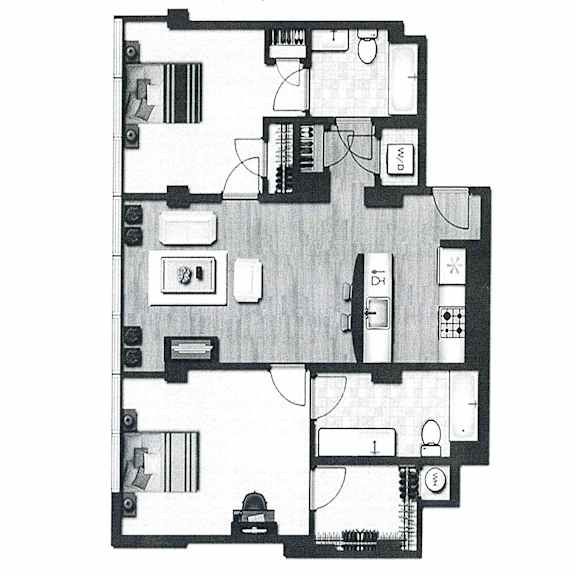 Floor Plan  x05 Floor Plan at 3333 Wisconsin, Washington, 20016