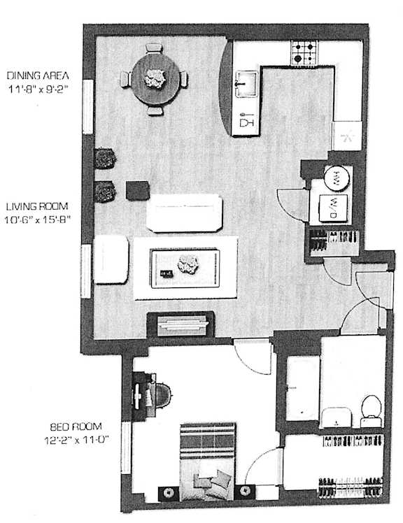 Floor Plan  x07 Floor Plan at 3333 Wisconsin, Washington