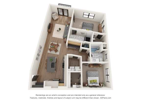 2 bed 2 bath C at Vintage Edge Nashville Apartments, Nashville