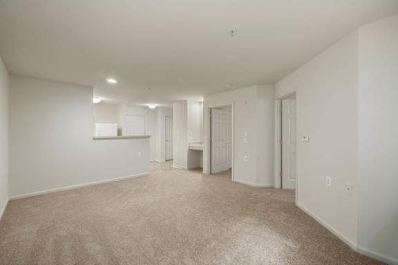 Large empty room at River Point Apartments, Maryland, 21221