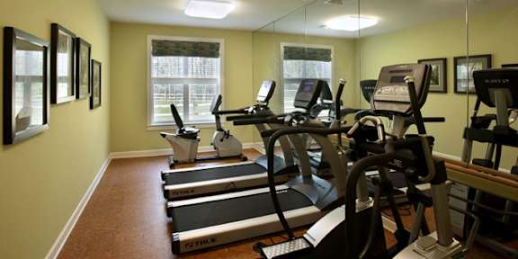 Gym with Exercise Bikes at Perryman Station Apartments, Maryland, 21001