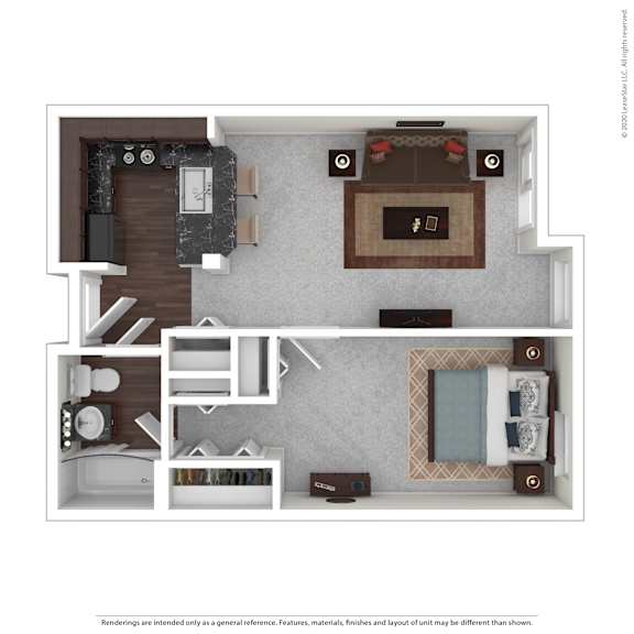 1 bed 1 bath A at Rainier Manor Apartments, Mount Rainier, MD