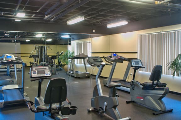 fitness center with cardio machines at Remington Place, Fort Washington, 20744