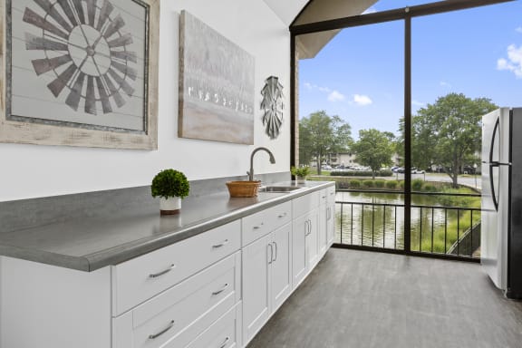 Kitchen Counter at Seven Springs Apartments, College Park, Maryland
