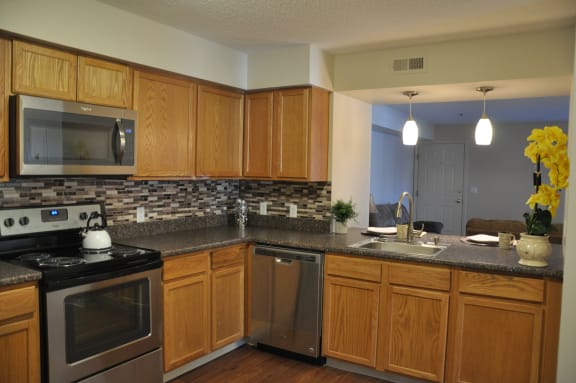 Floor plan kitchen image at Stonefarm Apartments, New Hampshire, 03766