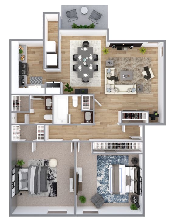 a floor plan of a house  at 555 Mansell, Roswell, GA