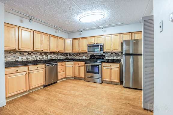 Kitchen With White Cabinetry And Appliances at Summit Terrace, South Portland, ME, 4106