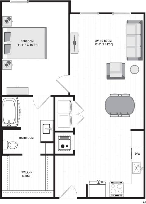 a black and white floor plan of a home