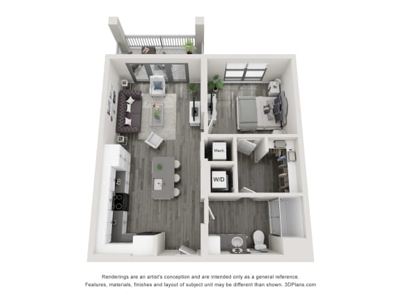 a 1 bedroom floor plan  sierra  2100 sq ft